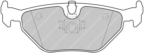 Ferodo FCP1301R Brake Pad Set, disc brake FCP1301R