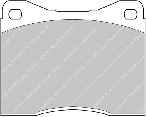 Ferodo FCP399R Brake Pad Set, disc brake FCP399R