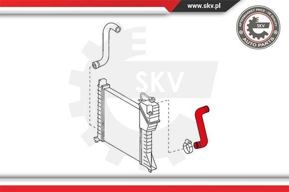 Esen SKV 24SKV343 Radiator hose 24SKV343 24SKV343 Esen SKV Radiator hose