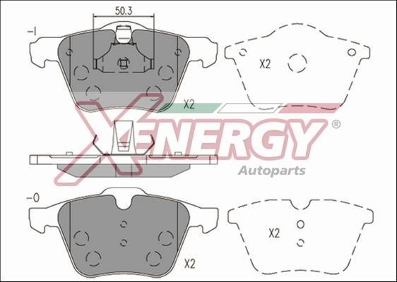 Xenergy X41236 Brake Pad Set, disc brake X41236