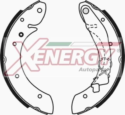 Xenergy X50719 Brake shoe set X50719