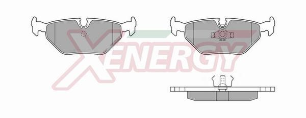 Xenergy X40386 Brake Pad Set, disc brake X40386