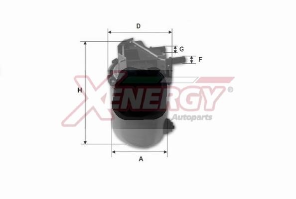 Xenergy X1509500 Fuel filter X1509500