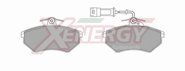 Xenergy X40154 Brake Pad Set, disc brake X40154