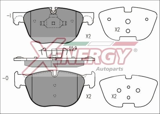 Xenergy X41214 Brake Pad Set, disc brake X41214
