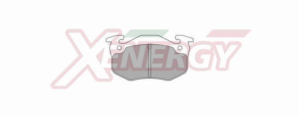 Xenergy X40266 Brake Pad Set, disc brake X40266
