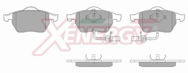 Xenergy X40486 Brake Pad Set, disc brake X40486
