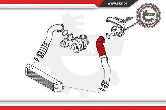 Intake hose Esen SKV 24SKV695