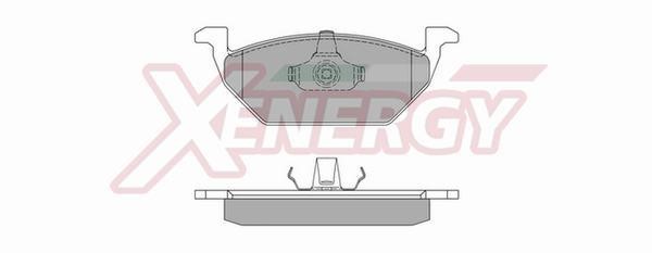 Xenergy X40662 Brake Pad Set, disc brake X40662