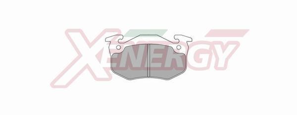 Xenergy X40182 Brake Pad Set, disc brake X40182