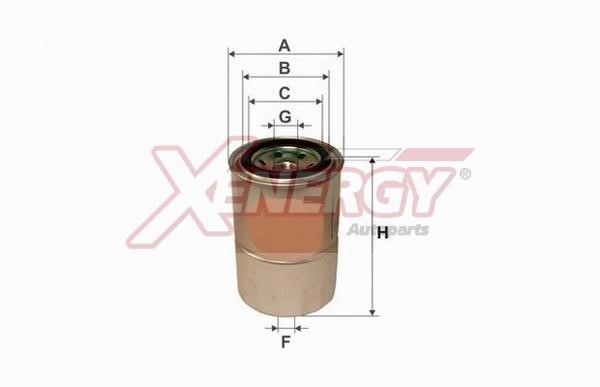 Xenergy X159853 Fuel filter X159853