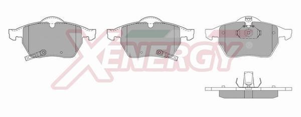 Xenergy X40602 Brake Pad Set, disc brake X40602