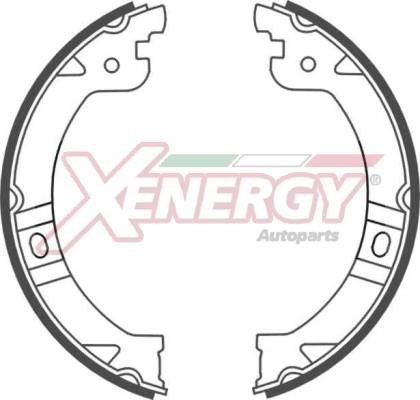 Xenergy X50735 Parking brake shoes X50735