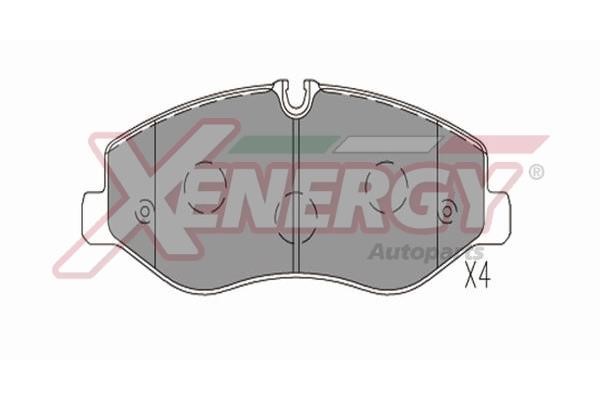 Xenergy X41344 Brake Pad Set, disc brake X41344