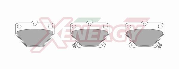 Xenergy X41027 Brake Pad Set, disc brake X41027