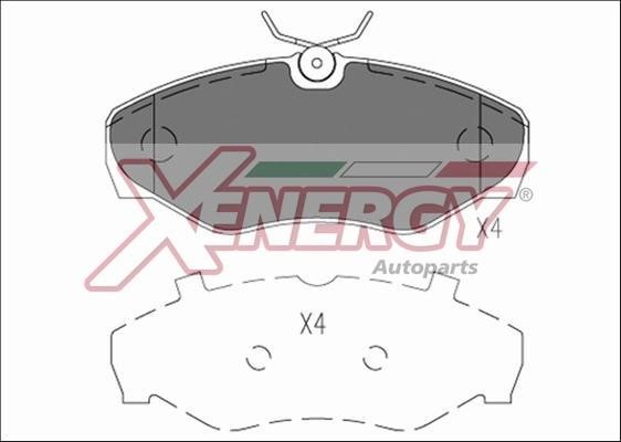 Xenergy X41198 Brake Pad Set, disc brake X41198