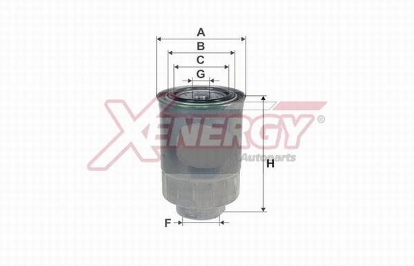 Xenergy X159855 Fuel filter X159855