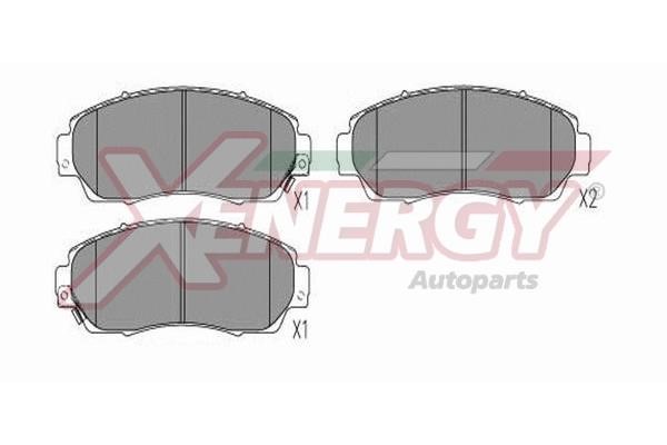 Xenergy X41376 Brake Pad Set, disc brake X41376