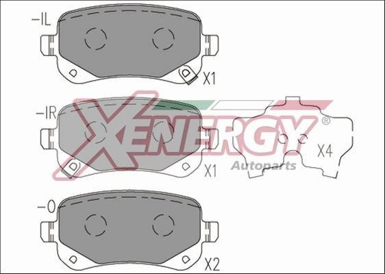 Xenergy X41266 Brake Pad Set, disc brake X41266