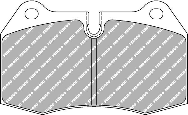 Ferodo FDS 1561 Brake Pad Set, disc brake FDS1561
