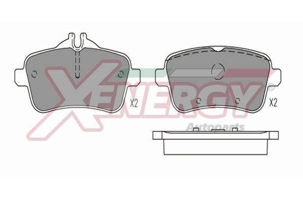Xenergy X41370 Brake Pad Set, disc brake X41370