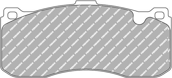 Ferodo FCP4218R Brake Pad Set, disc brake FCP4218R