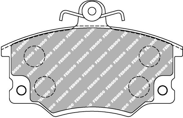 Ferodo FCP 370Z Brake Pad Set, disc brake FCP370Z