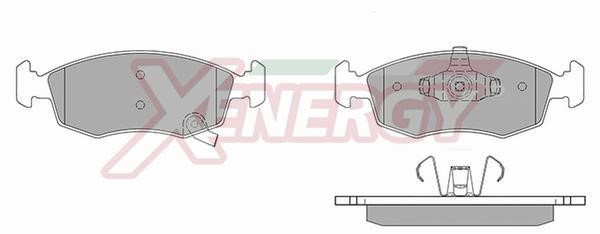 Xenergy X41121 Brake Pad Set, disc brake X41121