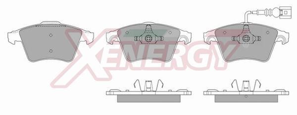 Xenergy X40901 Brake Pad Set, disc brake X40901