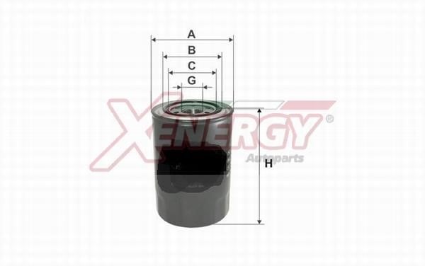 Xenergy X159636 Oil Filter X159636