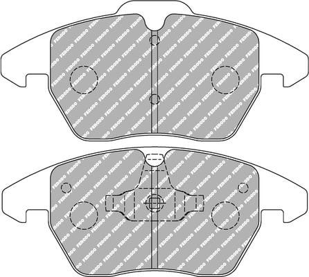 Ferodo FCP1641R Brake Pad Set, disc brake FCP1641R