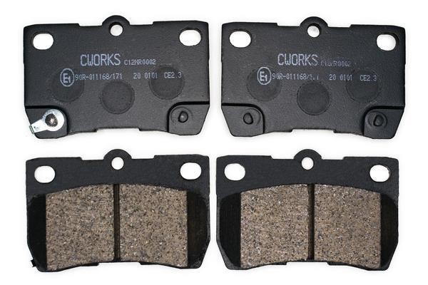 CWORKS C12NR0002 Brake Pad Set, disc brake C12NR0002