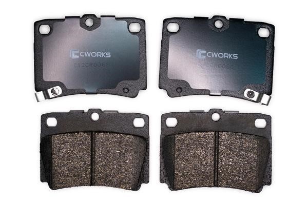 CWORKS C12CR0066 Brake Pad Set, disc brake C12CR0066