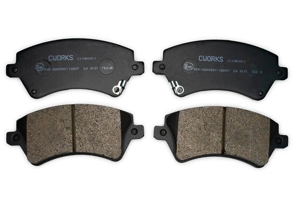 CWORKS C11NR0011 Brake Pad Set, disc brake C11NR0011