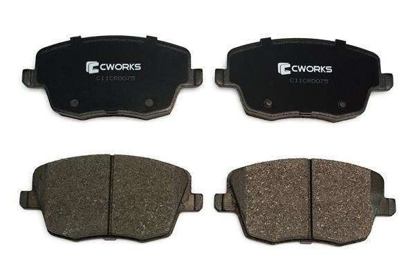 CWORKS C11CR0075 Brake Pad Set, disc brake C11CR0075