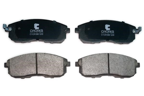 CWORKS C11CR1068 Brake Pad Set, disc brake C11CR1068