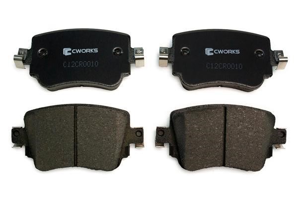 CWORKS C12CR0010 Brake Pad Set, disc brake C12CR0010