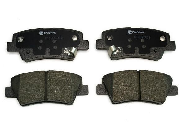 CWORKS C12CR0038 Brake Pad Set, disc brake C12CR0038