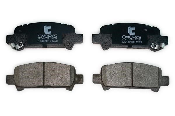 CWORKS C12CR1019 Brake Pad Set, disc brake C12CR1019