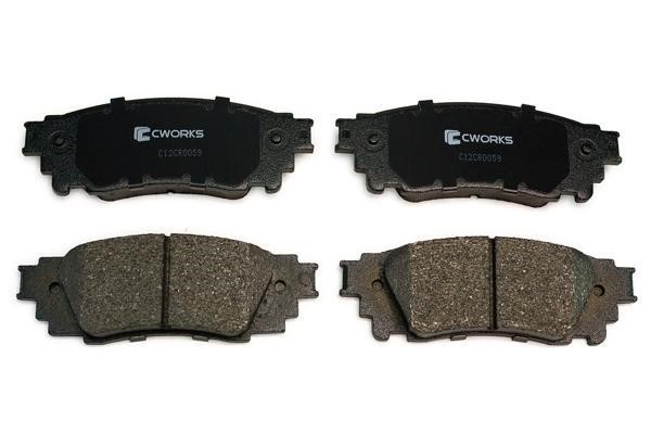 CWORKS C12CR0059 Brake Pad Set, disc brake C12CR0059