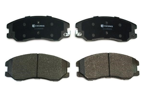 CWORKS C11CR0009 Brake Pad Set, disc brake C11CR0009
