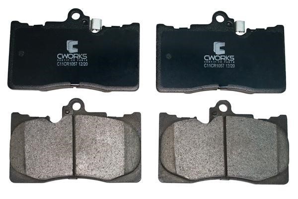 CWORKS C11CR1057 Brake Pad Set, disc brake C11CR1057