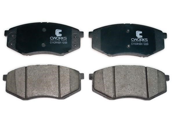 CWORKS C11CR1031 Brake Pad Set, disc brake C11CR1031