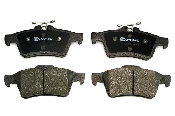 CWORKS C12CR0024 Brake Pad Set, disc brake C12CR0024