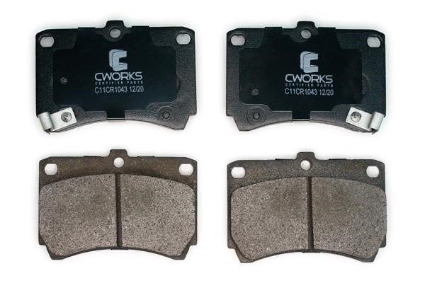 CWORKS C11CR1043 Brake Pad Set, disc brake C11CR1043