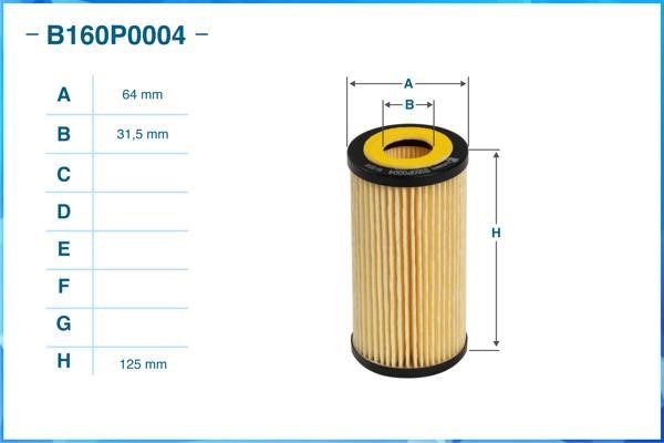 Oil Filter CWORKS B160P0004