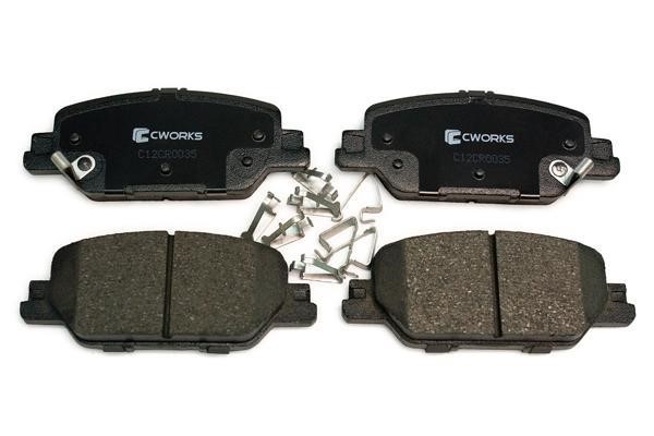 CWORKS C12CR0035 Brake Pad Set, disc brake C12CR0035