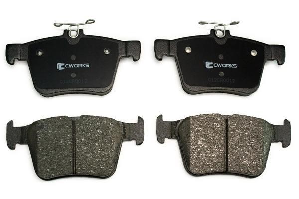CWORKS C12CR0012 Brake Pad Set, disc brake C12CR0012