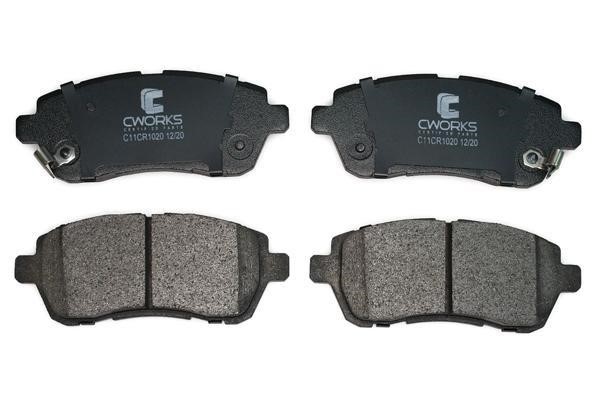 CWORKS C11CR1020 Brake Pad Set, disc brake C11CR1020