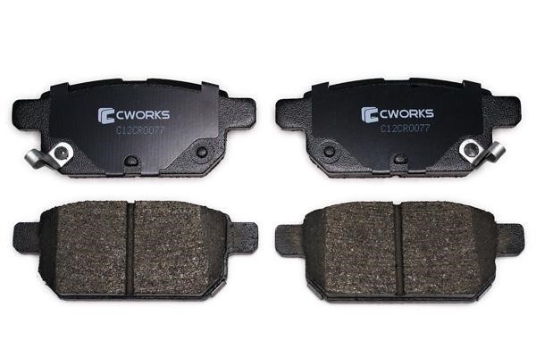 CWORKS C12CR0077 Brake Pad Set, disc brake C12CR0077